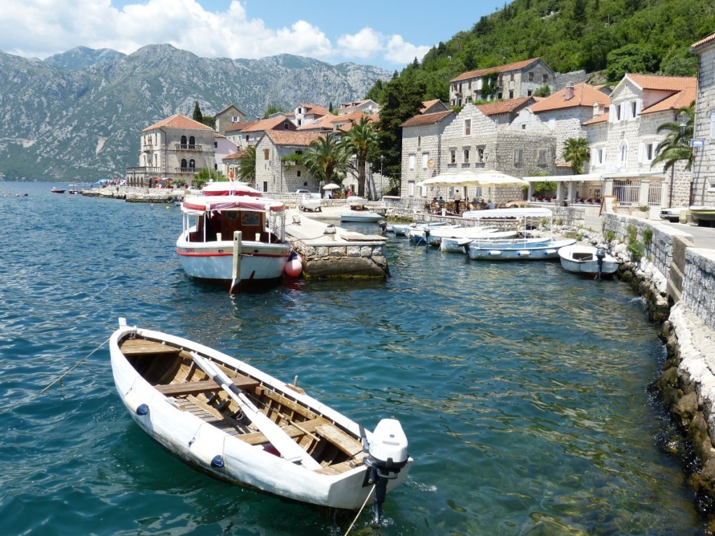 Many historic Adriatic towns, like Perast, are picturesque.